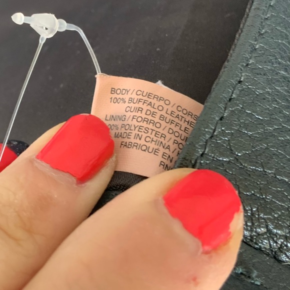 Vintage Y2K JUICY COUTURE Leather Steel Grey Flat Large Clutch Bag BRAND NEW - Picture 16 of 16